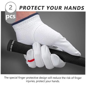 Guantes de Golf para Adultos de Alto Rendimiento, Nuevo Estilo, Blancos, de Cuero Genuino Cabretta, Antideslizantes, con Características Deportivas Excepcionales - Product Image 5