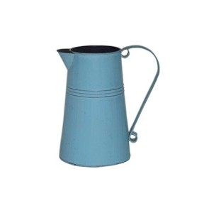 Pichet décoratif en métal au design personnalisé avec longue poignée pour l'arrangement floral et la décoration d'événements à domicile - Product Image 2
