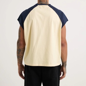 Camiseta Oversize Corta de Algodón 100% para Hombre, Estilo Urbano con Hombros Caídos, Lujo y Alta Calidad, Logotipo Personalizado, Camiseta Lisa - Product Image 5