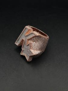 Anillo de Diamantes Hip Hop Personalizado con Nombre, Plata de Ley 925, Certificado GRA, Engaste de Garras, para Boda, Fiesta, Compromiso, Aniversario - Product Image 4