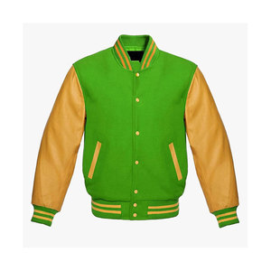 Varsity Jacket <b>Men</b> Chenille Embroidery Leather Sleeves Custom Baseball Letterman Varsity Jacket - Product Image 5