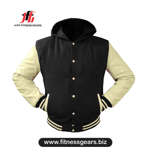 Veste en chenille de haute qualité, veste varsity homme et femme, veste de baseball personnalisée avec lettres. - Product Image 2