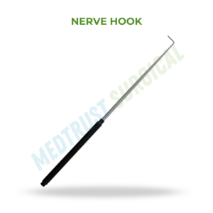 Gancho nervioso de 22 cm, instrumento quirúrgico para la columna vertebral, para la retracción de las raíces nerviosas lumbares y cervicales - Product Image 2