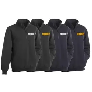 Guardia de seguridad personalizada media cremallera sudadera hombres sudaderas Royal Security Guard uniforme chaqueta - Product Image 1