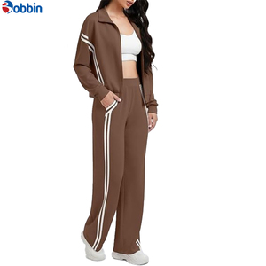 Nuevo Conjunto Deportivo Informal Personalizado para Mujer, Color Sólido, Ropa de Calle Cómoda para Adultos, Ropa de Invierno, Transpirable, Superventas - Product Image 4