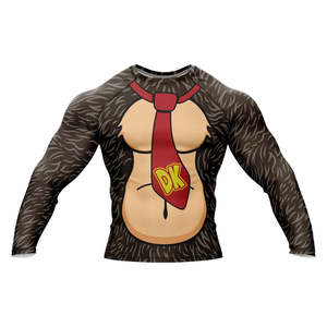 Lightweight Sublimation Print Full <b>Sleeve</b> Rash Guard Custom Logo Quick Dry Breathable Unisex Sports Rash Guard for Running - Product Image 1