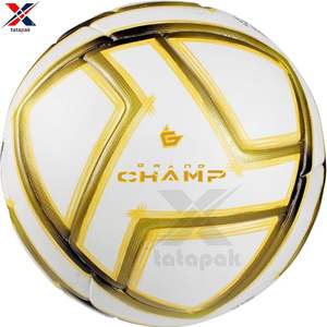 Ballon de football en PVC laminé épais de haute qualité, taille 5, durable, écologique, couleur personnalisable, 400-450g, pour usage extérieur, prix de gros - Product Image 3