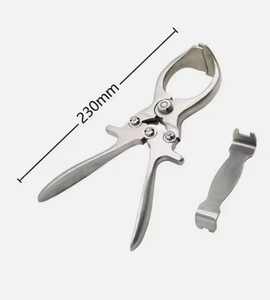 Herramientas para Ganado, Pinza de Castración de Acero Inoxidable sin Sangre para Cerdos y Ovejas, Herramienta de Castración, Pinzas de Castración, Animales de Granja - Product Image 6