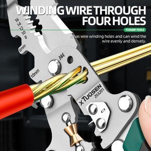 Alicate de eletricista doméstico multifuncional Especial Agulha-Nariz Fio De Aço Decapagem Teste Puxando Folding DIY OEM Produto - Product Image 4