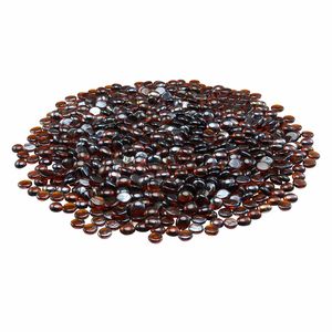 Vetro per Fuoco Resistente alle Alte Temperature 10LBS/4.5KG, Vetro Riflettente da 3/4 Pollici Senza Fumo per Caminetti e Accessori - Product Image 1