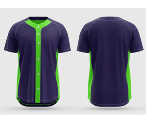 Maillot de baseball haute performance entièrement sublimé personnalisé |   Kit de baseball d'équipe avec logo et numéros personnalisés |   Polyester respirant - Product Image 4