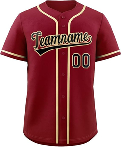 New Arrival Trending Baseball Jersey Breathable Comfortable Quick Dry Plus Size Custom World Baseball Classic Sportswear <b>Shirt</b> - Product Image 5