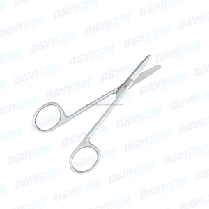 Instrumento quirúrgico de sutura, tijera recta y delicada, S/B, 5 pulgadas - Product Image 3