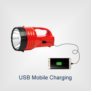 6000mAh pin Li-ion công suất cao Led đèn pin 3 chế độ chiếu sáng tầm nhìn tầm xa bền ABS cơ thể công nghiệp nặng - Product Image 6