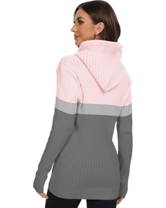 Sudaderas con Capucha para Mujer, Manga Larga, Transpirables, de Secado Rápido, con Logotipo Frontal, de Alta Calidad, en Oferta - Product Image 4