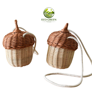 Hochet en rotin pour bébé Little Hands, fait main, naturel, sûr, jouet sensoriel pour nourrissons, sans piles, unisexe - Product Image 2