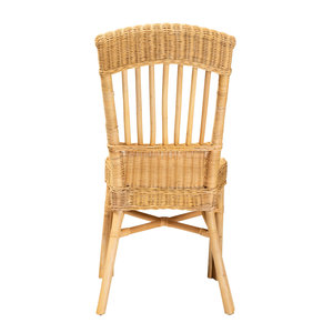 Chaise de salle à manger en rotin naturel, chaise à dossier haut en osier tressé à la main, écologique, vente en gros, fournisseur de meubles pour salon et hôtel, B2B OEM - Product Image 2