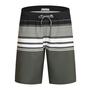 Short de bain décontracté pour homme, taille élastique, respirant, séchage rapide, 100 % polyester, service OEM - Product Image 1