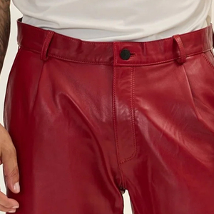Shorts en cuir pour hommes personnalisés, vente en gros, séchage rapide, prix bas, haute qualité, confortables et respirants. - Product Image 2
