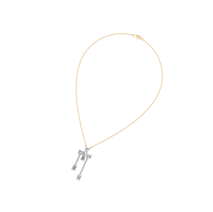 Women's Natural Diamond Pendant 14k/18k Solid Gold <b>Cross</b> Drop Design with Round Emerald Cut Diamonds Gold Plated Fine Jewelry - Product Image 2