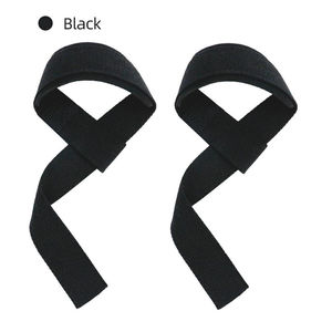 Sangles de poignet en coton élastique avec logo personnalisé, haute élasticité, antidérapantes et réglables pour la musculation et les soulevés de terre - Product Image 2