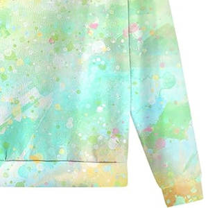 Chándal Tie Dye de Primera Calidad para Hombre, con Capucha, Informal, Sólido, Ligero, Transpirable, Totalmente Personalizado, Antiarrugas - Product Image 4