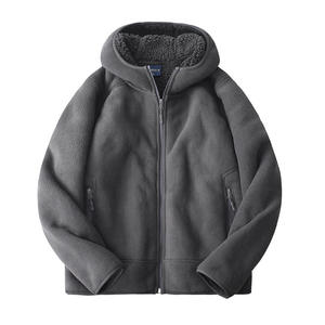 Sudadera con Capucha de Forro Polar Personalizada de Alta Calidad, Unisex, Invierno, Ecológica, Transpirable, 400g, 100% Algodón, Cuello con Capucha, Teñido Liso, Lavado, para Hombre - Product Image 1