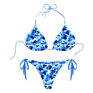 Nuevo Traje de Baño Deportivo con Estampado Floral 2026, Traje de Baño Sexy para Mujer, Bikini Simple de Dos Piezas para Dama - Product Image 1