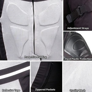 Blouson de moto en cuir personnalisé avec impression numérique et options de logo sur mesure - Blouson de moto - Product Image 5