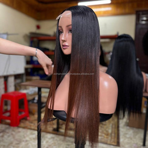 Wholesale Hair Products Human Hair <b>Wig</b> , Bundles , Lace Front Bone Straight Lace Front <b>Wigs</b> Raw Vietnamese Hair No Tangled - Product Image 3