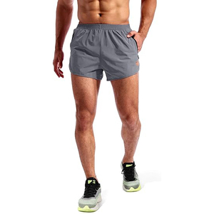 Pantalones Cortos Deportivos para Hombre, de Tela Ligera de Secado Rápido, Cintura Elástica con Cordón, Dos Bolsillos Laterales - Product Image 2