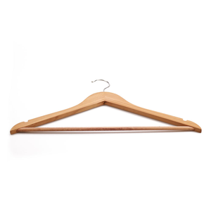 Cintre en bois de qualité supérieure, style et taille personnalisés, design luxueux, cintre en métal pour vêtements, fabrication artisanale naturelle - Product Image 1