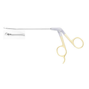 ArthoPunch Pince à extrémité émoussée pour arthroscopie, instrument chirurgical, pince de préhension et de récupération, diamètre de tige 3,4 mm, orthopédique, arthroscopique, à extrémité émoussée - Product Image 1