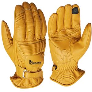 Guantes de Cuero Táctiles, Guantes de Lana de Oveja Encerados, Guantes para Herramientas de Cuero, Precio Especial, Guantes Mote, Guantes de Carreras - Product Image 1