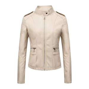 Premium Quality Custom Logo <b>Women</b> leather <b>Jacket</b> Breathable Anti-Wrinkle Waterproof Eco-Friendly <b>Lightweight</b> <b>women</b> <b>jacket</b> - Product Image 6