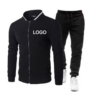เสื้อแจ็คเก็ตสปอร์ตแฟชั่นลำลองสำหรับผู้ชายขายส่งประจำฤดูใบไม้ร่วงและฤดูหนาว พร้อมซิปและเสื้อสเวตเชิ้ต - Product Image 4