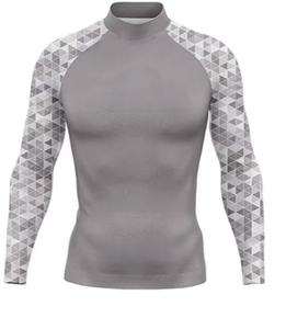 Maillot de bain à manches longues pour homme, protection solaire UPF 50+, Performance Rash Guard - Product Image 4