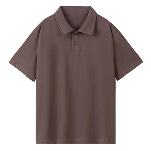 Camiseta polo de trabajo con logotipo personalizado OEM, diseño bordado e impreso, 260g, 32S, algodón peinado de doble hilo, color sólido, con solapa. - Product Image 3