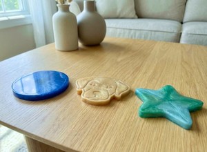 Elegant Resin Coasters Durable Drink Mats Stylish <b>Table</b> <b>Protectors</b> Premium Dining Surface Accessories Collection - Product Image 2
