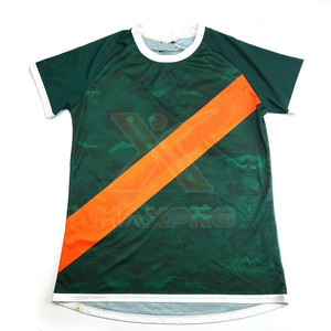 Personnalisez votre propre design, uniforme de rugby respirant de haute qualité, manches courtes, service OEM - Product Image 2