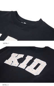เสื้อสเวตเชิ้ตคอกลมสีเหลืองทรงโอเวอร์ไซส์สำหรับผู้หญิง ผ้าฝ้ายถัก 100% พิมพ์ลายตัวอักษรด้านหน้า ทรงปกติ ใส่ได้ในฤดูใบไม้ผลิ - Product Image 5