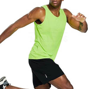 Custom Logo Men <b>Running</b> <b>Singlet</b> Quick Dry Breathable Sleeveless Gym Tank Top Lightweight Sportswear Athletic Fitness - Product Image 5