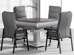 Mesa de Mahjong Automática Plegable de Lujo Moderna con Máquina de Barajado Eléctrica para Entretenimiento en Casa o <span class=keywords><strong>Casino</strong></span> - Product Image 4
