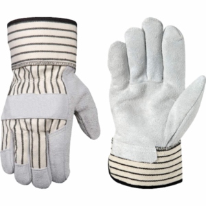 Gants de sécurité en cuir de vachette de qualité supérieure, doux, confortables, résistants, pour le travail, le jardinage et la protection des travailleurs - Product Image 1