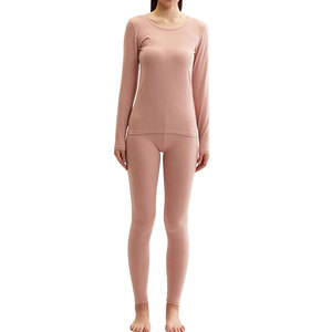 Conjunto de Ropa Interior Térmica Ecológica para Mujer 2026 con Logotipo Personalizado, Ultra Suave, de Felpa, Algodón y Bambú, de Secado Rápido, Transpirable, para Invierno - Product Image 5