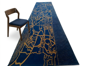 Alfombra Moderna de Pelo Largo, Hecha a Mano, de Lana, Resistente al Fuego, Apta para Mascotas, Ecológica, con Base de Látex de 12 mm de Grosor, Color Sólido - Product Image 2