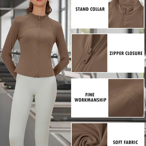 <b>Yoga</b> <b>Jacket</b> Women Outerwear To Use Breathable Quick Dry Comfortable Premium Quality Stretch Fabric Fitness Training <b>Yoga</b> <b>Jacket</b> - Product Image 4