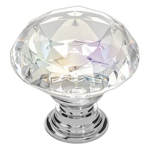 Set di 12 Maniglie per Mobili in Acrilico Diamantato e Lega di Zinco, 1,22 Pollici, per Cassetti e Porte di Cucina e Armadi - Product Image 2