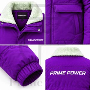 Chaqueta Acolchada de Invierno al por Mayor con Cuello de Borrego, Abrigo Cálido Acolchado, Fabricante y Proveedor Directo de Ropa Exterior Acolchada Personalizada - Product Image 3