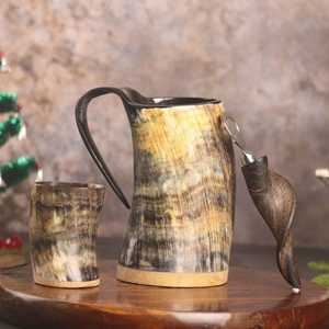 Handmade Vintage Design Horn <b>Beer</b> & Coffee Mug-H a CRAFT Brand - Product Image 5